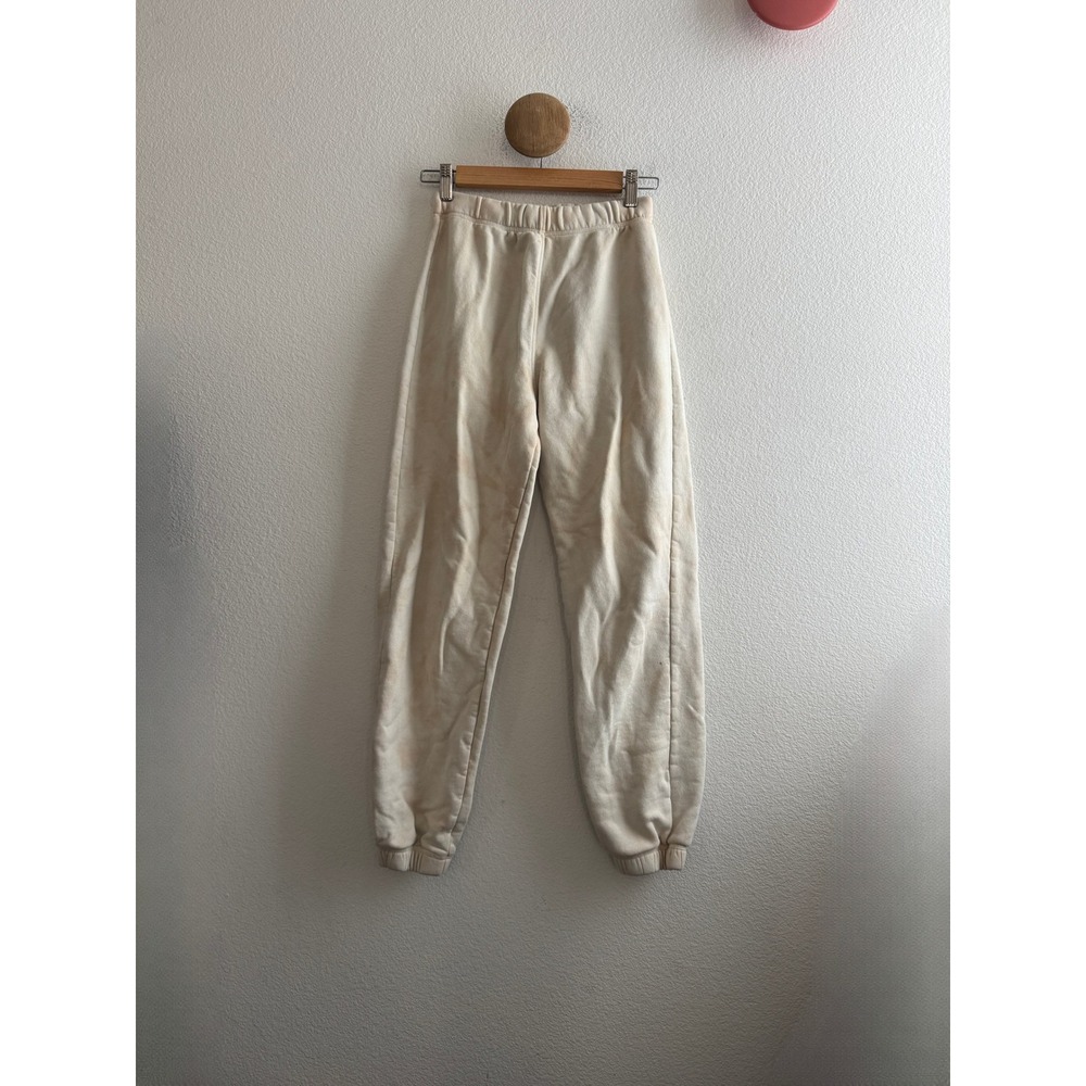 Reformation Cream Organic Cotton Tie Dye Jogger Sweatpants Size XS
